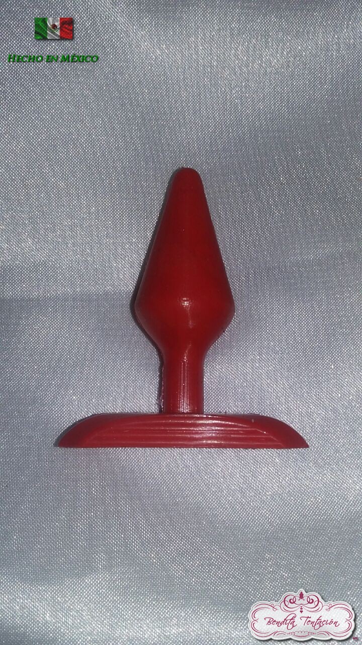Iniciador anal 100% silicón rojo